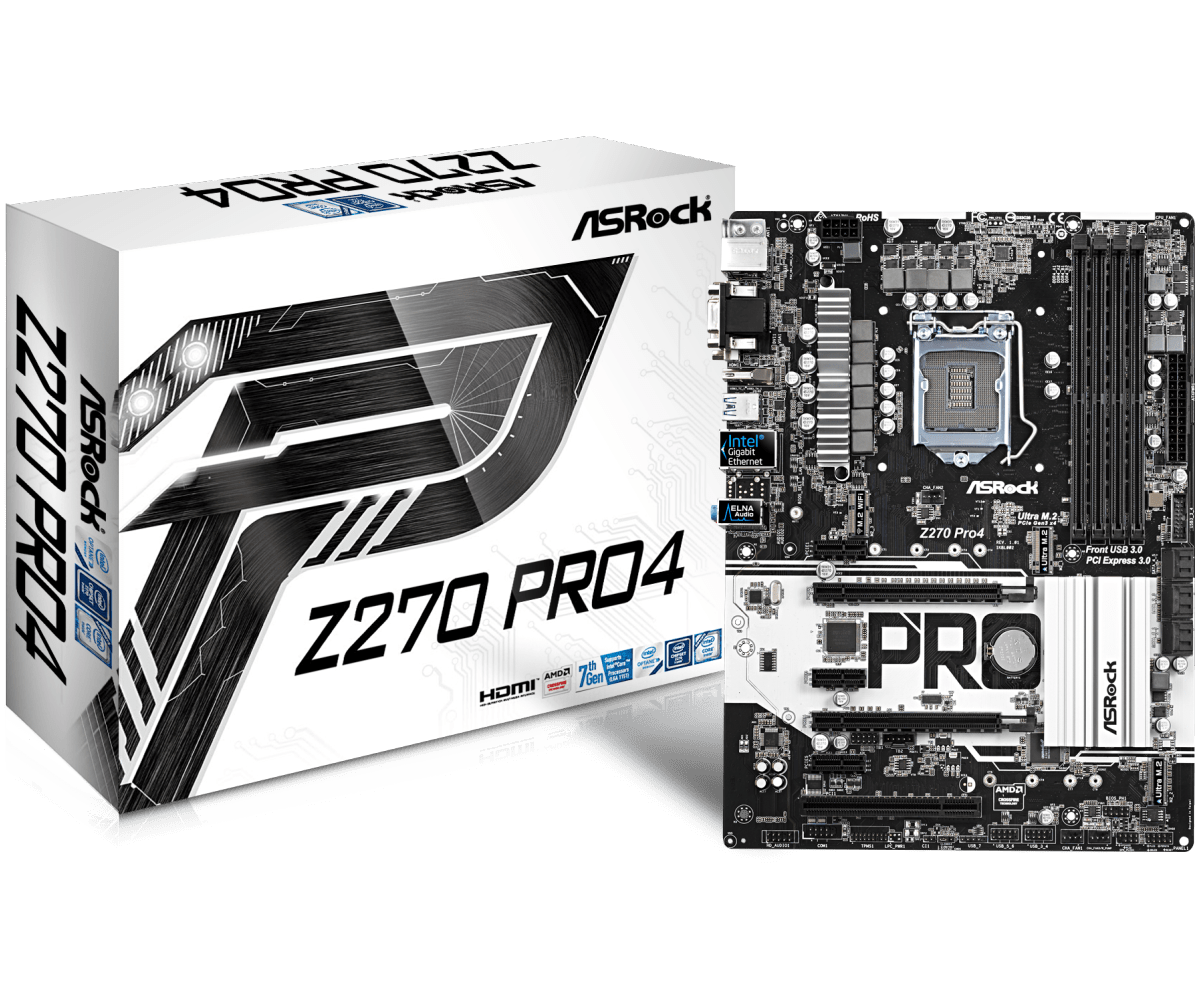 Asrock z270 pro4 подключение